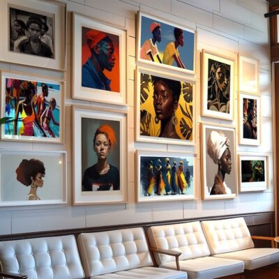 Eclectic wall gallery