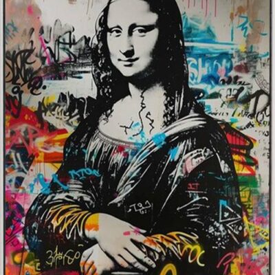mona lisa colorful