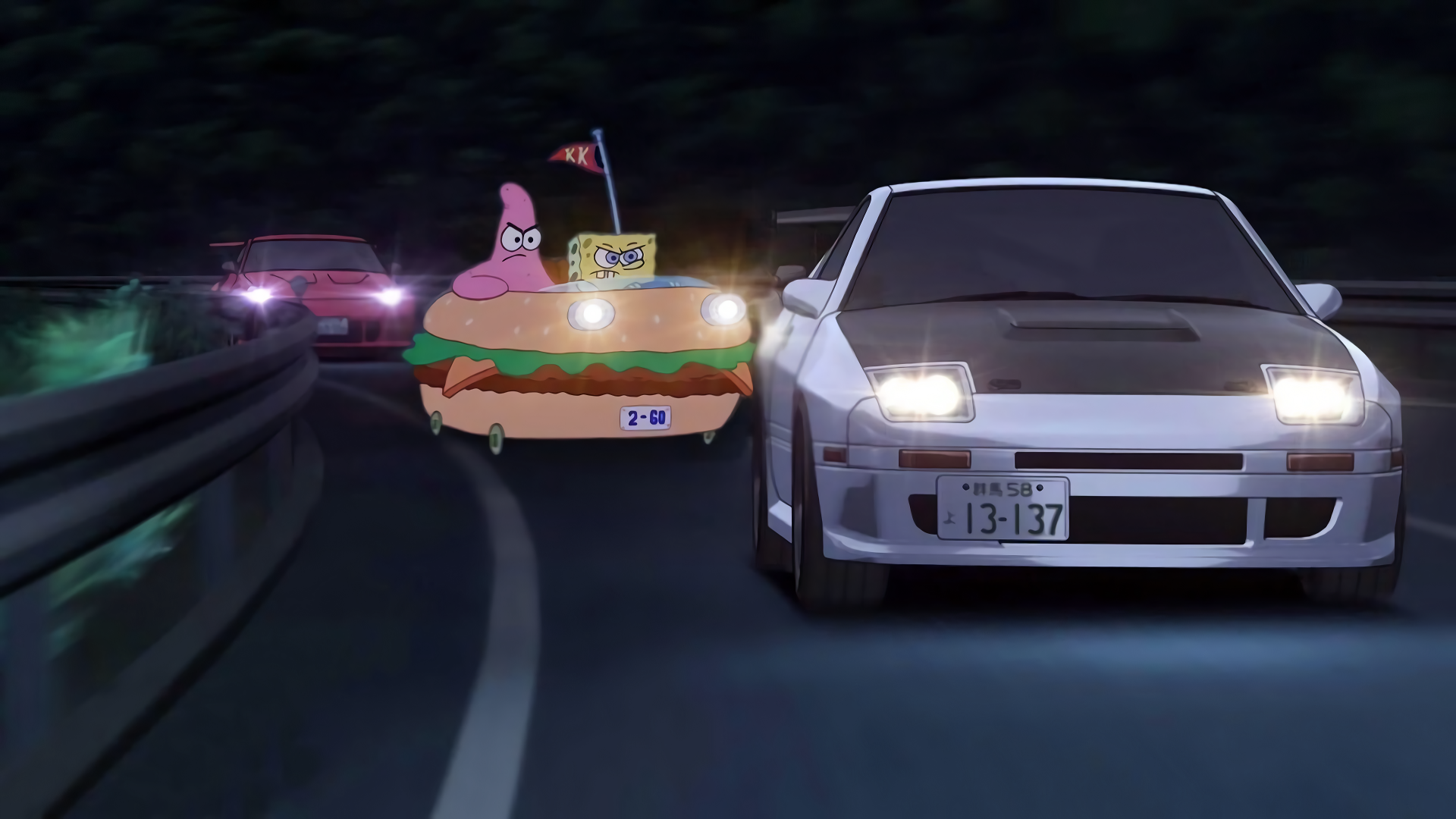 Patrick and SpongeBob's Race