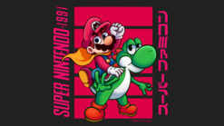 Mario & Yoshi Retro Neon