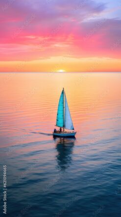 Sunset Solo Sail