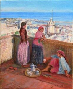 Rooftop Tea Over Algiers