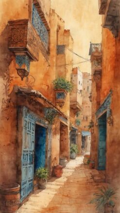 Sahara Alley in Amber