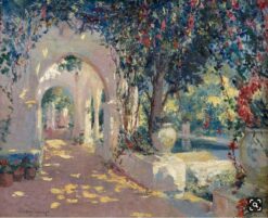 Sunlit Garden Archway