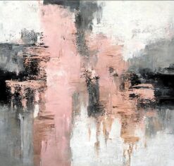 Blush & Charcoal Skyline