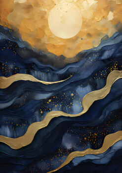 Midnight Gold Moonrise