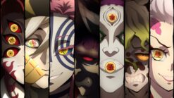 Demon Slayer Upper Moons Collage
