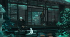 Gojo Geto Kyoto Cat Garden