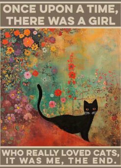 Once Upon A Cat Lover Print