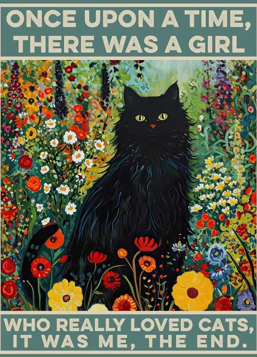 Cat Lover Fairy Tale Print
