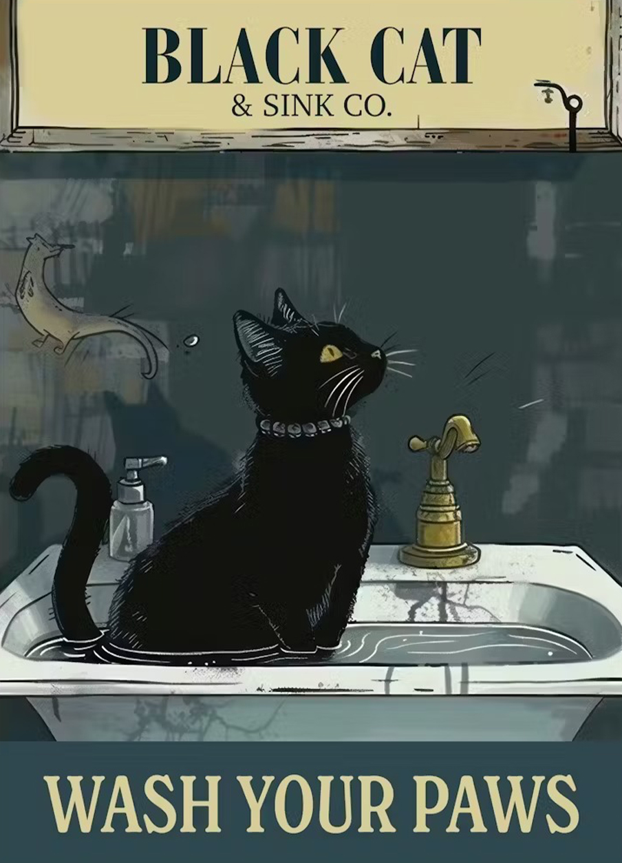 Wash Your Paws Poster