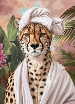Spa Day Cheetah Print