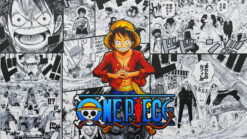 One Piece Luffy Manga Collage