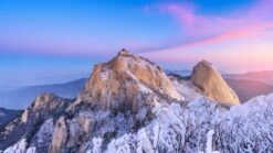 Winter Sunrise Summit Glow