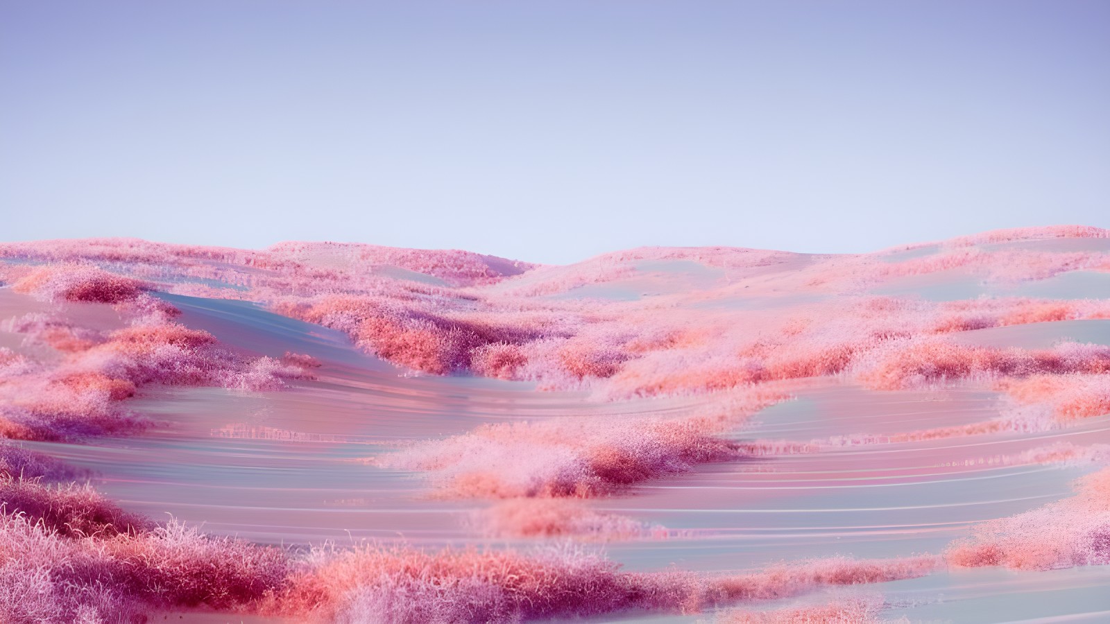 Cotton Candy Serenity Landscape
