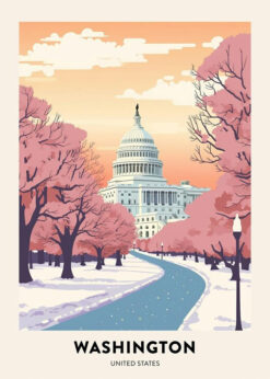 US Capitol Winter Glow