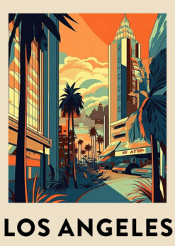 Los Angeles Sunset Boulevard Print