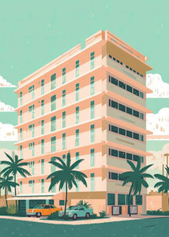 Miami Art Deco Rainfall