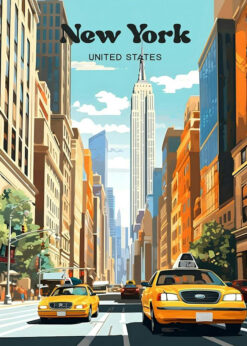 New York Taxi Sunrise