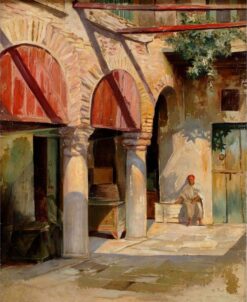 Sunlit Archway in Algiers