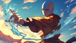 Aang Avatar Airbender Action Art
