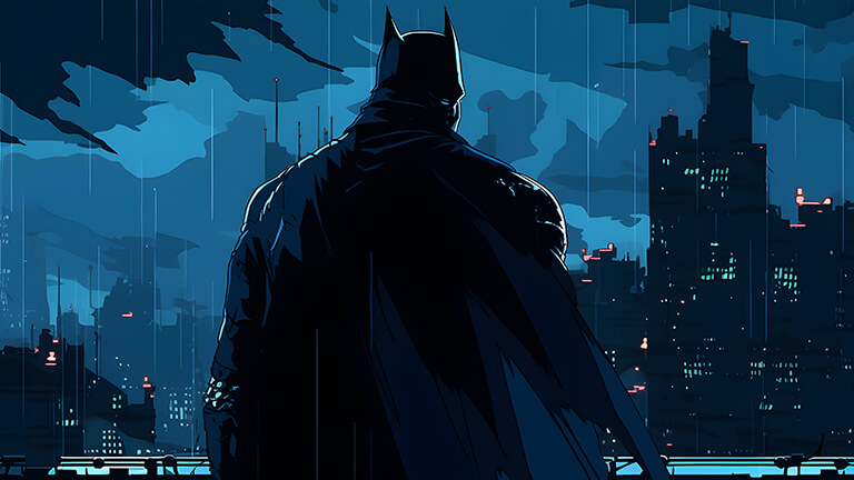 Batman Rainy Gotham Watch