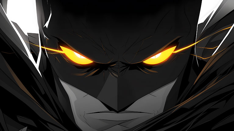 Batman Neon Fury Closeup