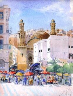 Algiers Market by the Mosque