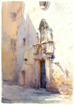 Sunlit Casbah Doorway