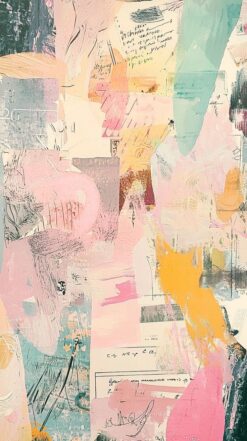 Whispered Pastel Collage