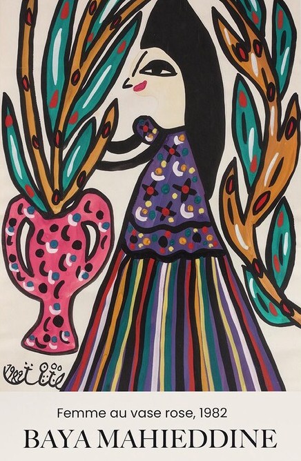 Woman with the Pink Vase