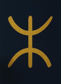 Golden Glyph on Midnight