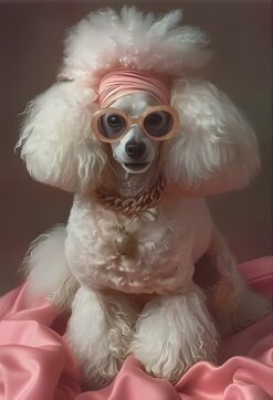 Pink Glam Poodle