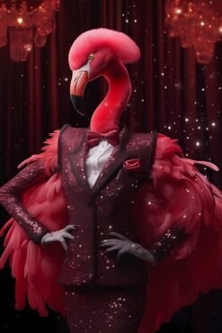 Crimson Gala Flamingo