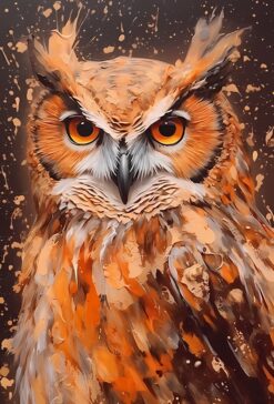 Amber-Eyed Night Sentinel