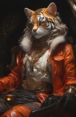 Velvet Tiger Lounge King