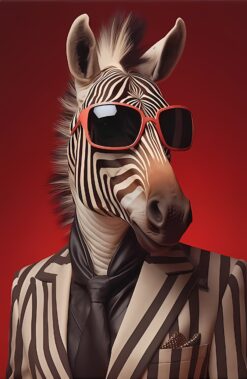 Red Shades Zebra Boss