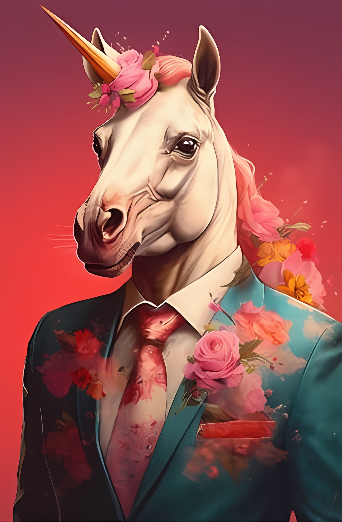 Blossom Suit Unicorn Gentleman
