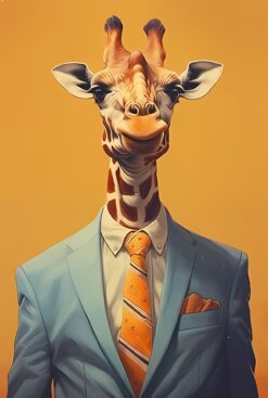 Citrus Tie Giraffe Executive