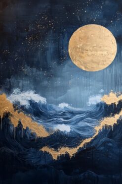 Moonlit Golden Tides