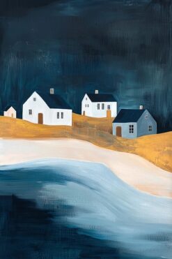 Harbor Homes at Dusk