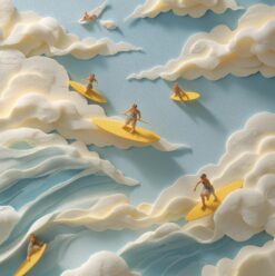 Golden Boards in Cloudsea