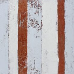 Rust & Snow Stripes