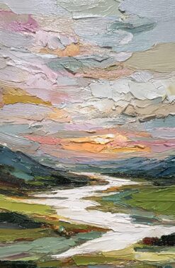 Sunset River Reverie