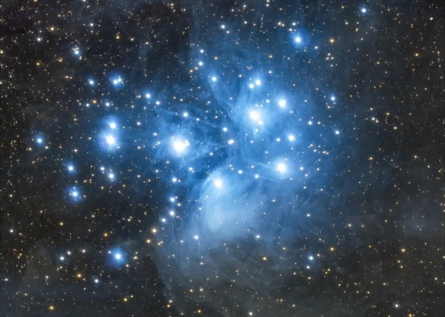 Blue Starlight Nebula Glow