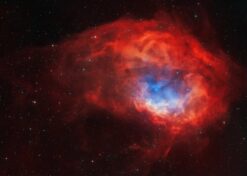 Crimson Nebula Blue Core