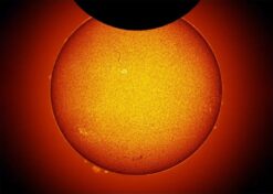 Solar Eclipse Fireball