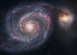 Whirlpool Galaxy Glow