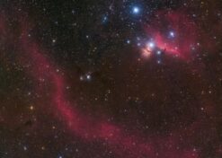 Orion Crimson Nebula Glow