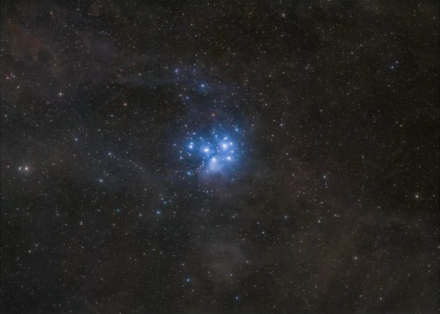 Blue Star Cluster Glow